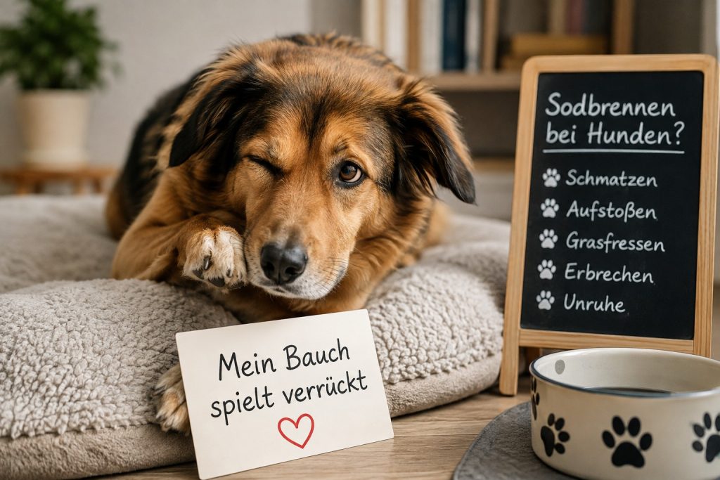 Sodbrennen bei Hunden – wenn der Magen einfach nicht zur Ruhe kommt